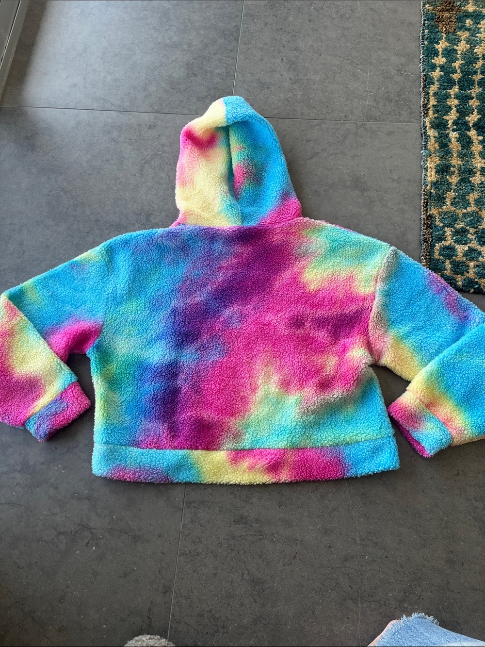 'I Am KenEnough' Rainbow Sherpa Hoodie - Picture 5 of 6